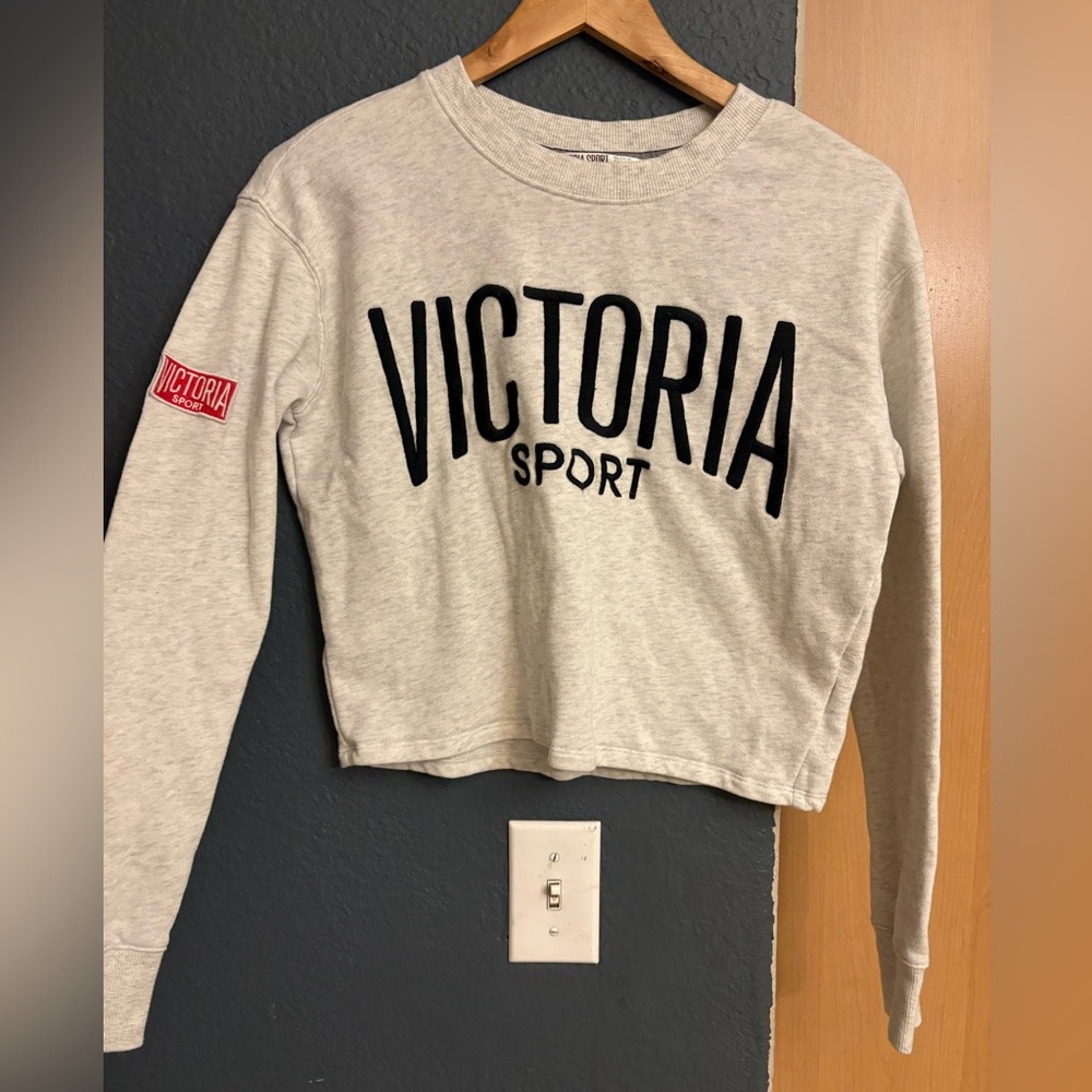 Victoria's Secret Light Gray Crew Neck Sweater